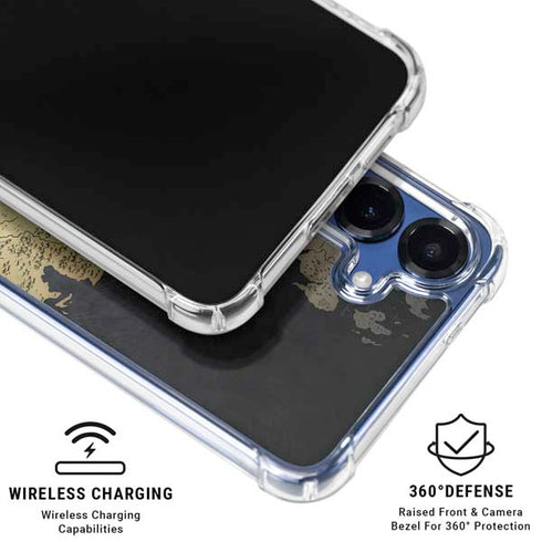 Game of Thrones: Westeros Map Galaxy S25 Clear Case
